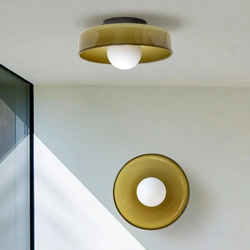 Garduru CEILING LIGHT – Skandinavische Deckenlampe aus Glas für warmes & minimalistisches Wohnambiente