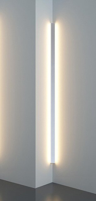 Moderne schwarze LED-Wandleuchte Bar