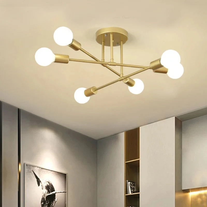 Elegante Metalllampe mit E27-Fassung – Modernes und Strahlendes Design