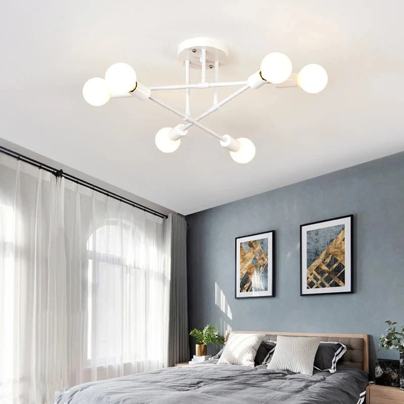 Elegante Metalllampe mit E27-Fassung – Modernes und Strahlendes Design