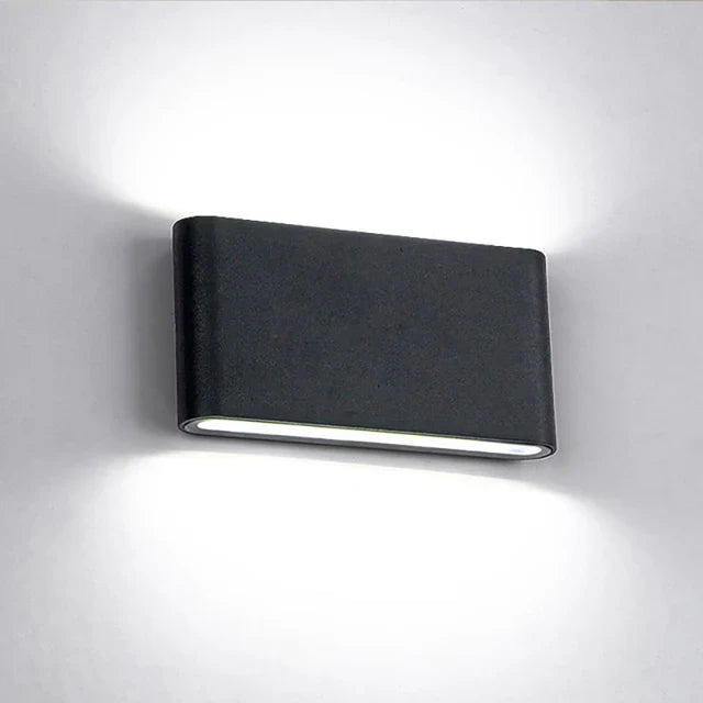 NordLume - Moderne Aluminium LED Wandleuchte, IP65 wasserdicht