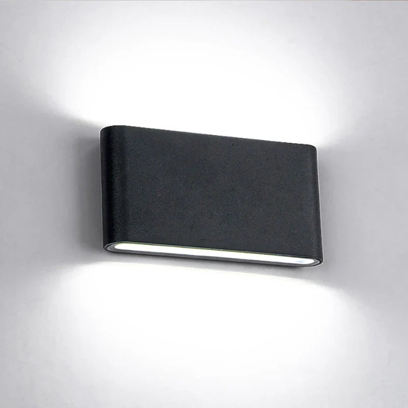 NordLume - Moderne Aluminium LED Wandleuchte, IP65 wasserdicht