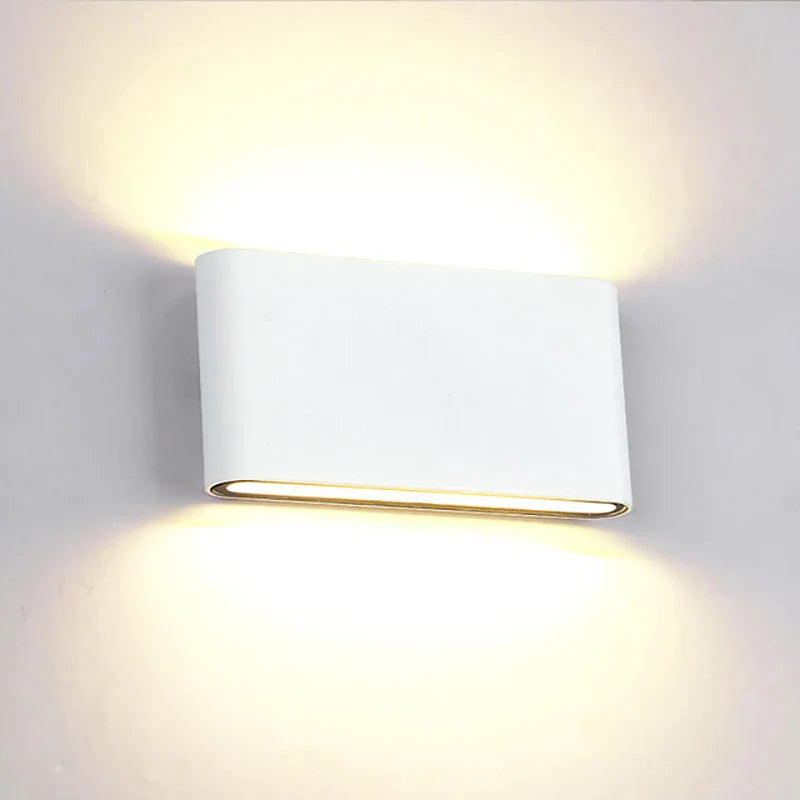 NordLume - Moderne Aluminium LED Wandleuchte, IP65 wasserdicht