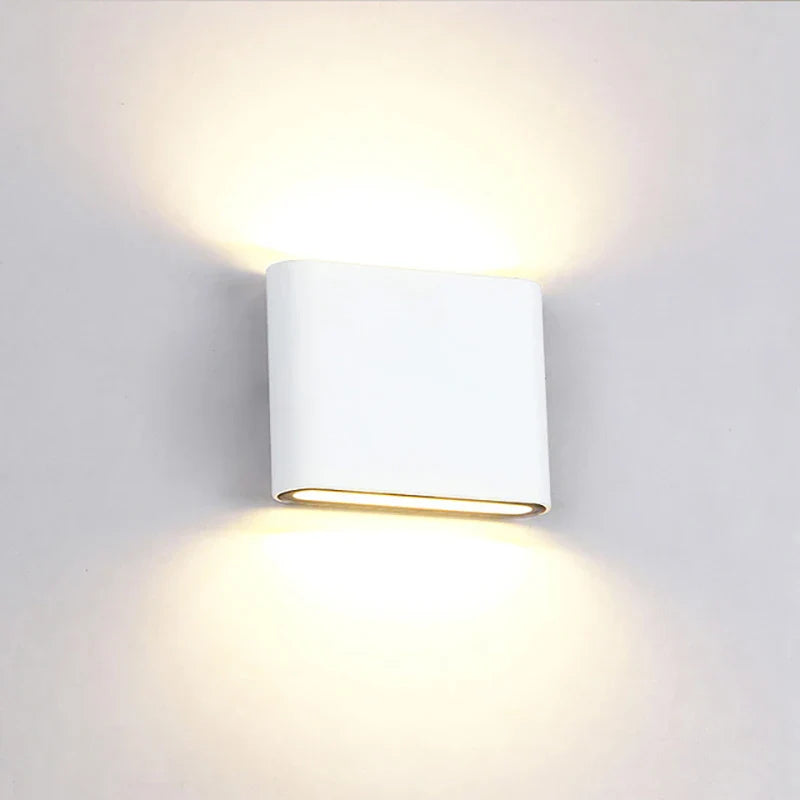 NordLume - Moderne Aluminium LED Wandleuchte, IP65 wasserdicht