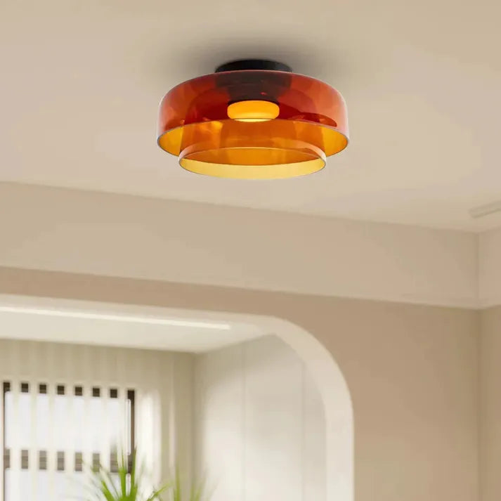 Garduru – Vintage-Inspirierte Glas-Deckenlampe für eine kühne, mittelalterliche Atmosphäre