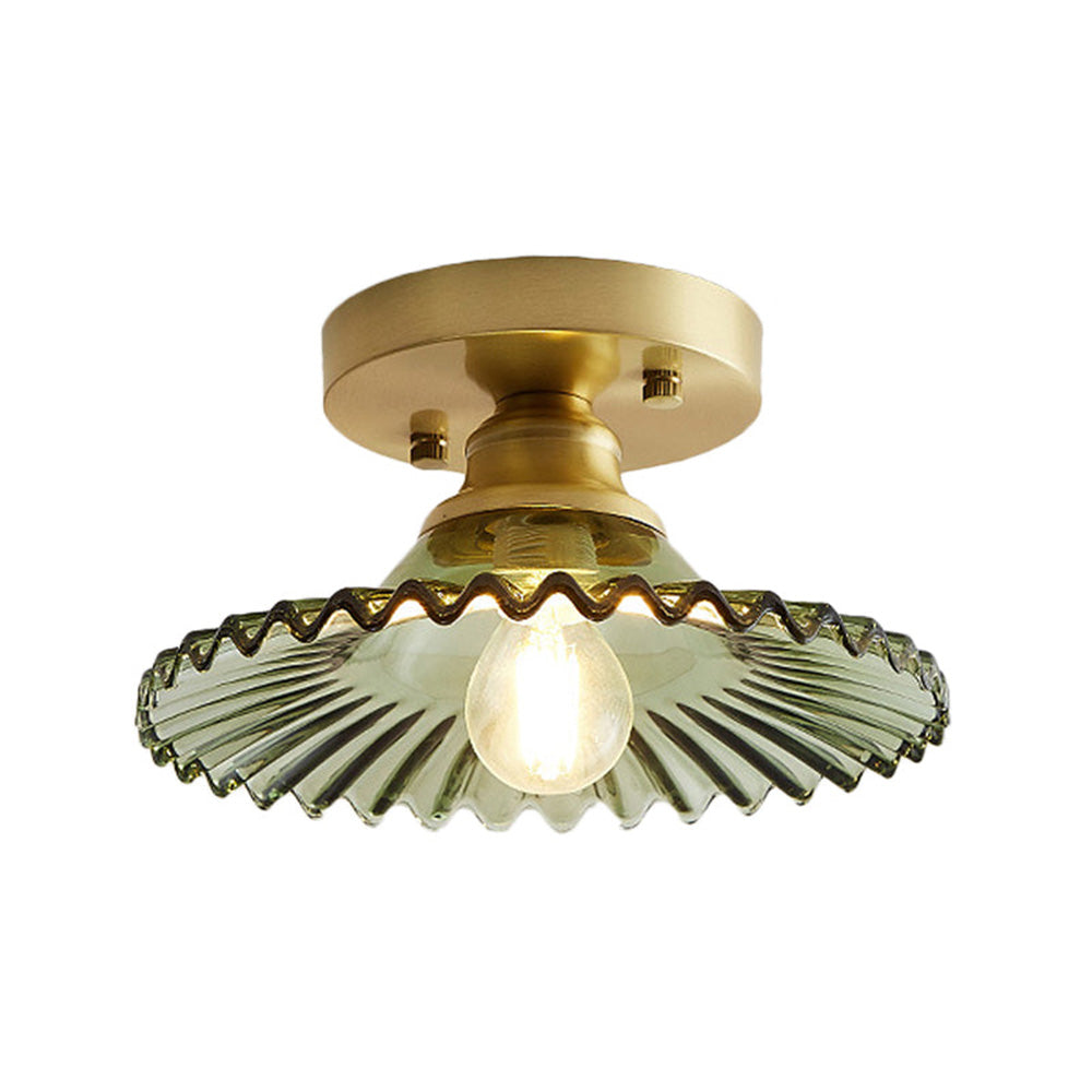 Deckenleuchte Moderne Glas Semi Flush Lampe