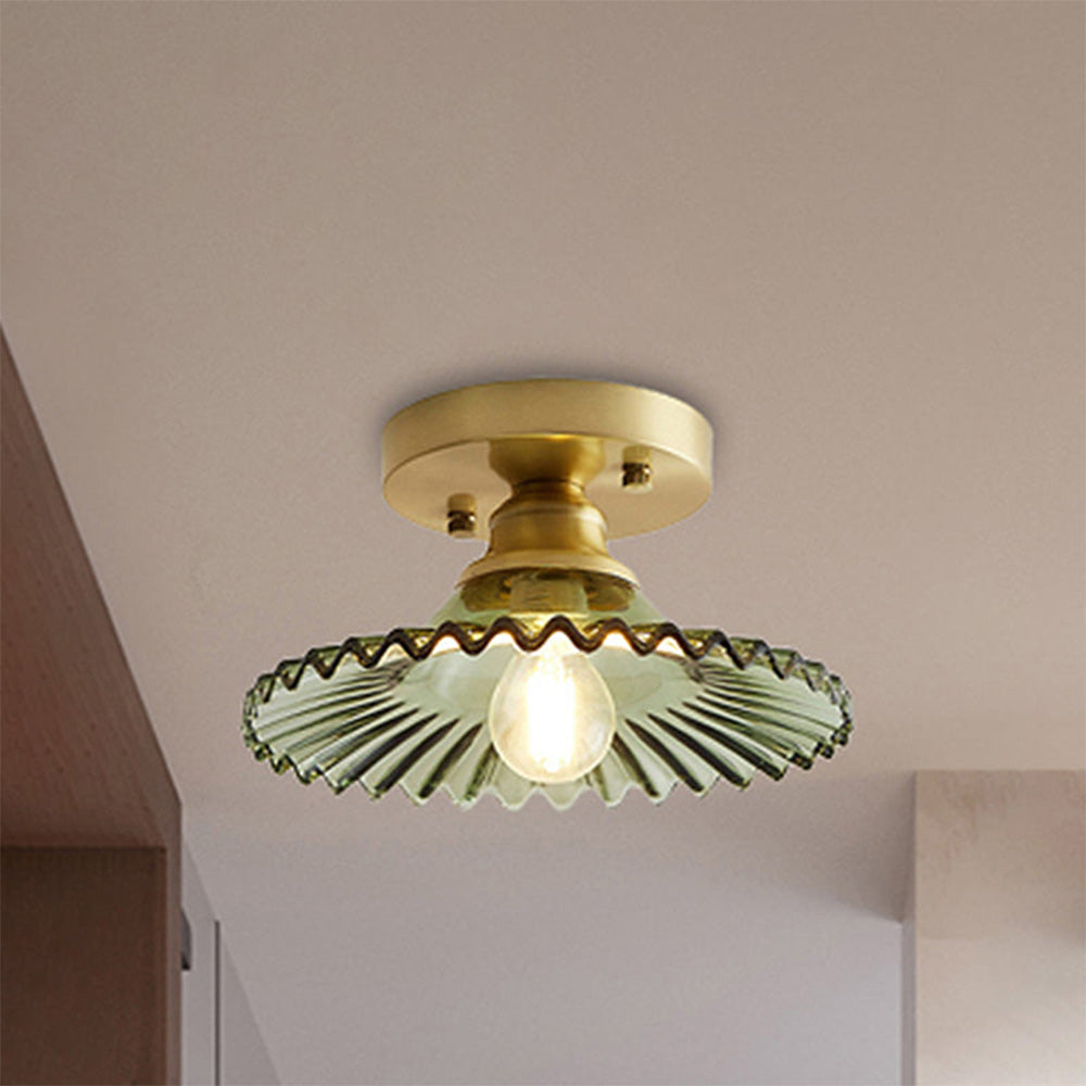 Deckenleuchte Moderne Glas Semi Flush Lampe