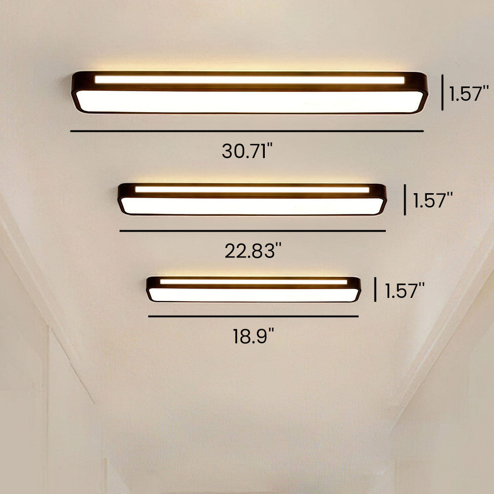 Nordic Minimalist Lange LED Deckenleuchte