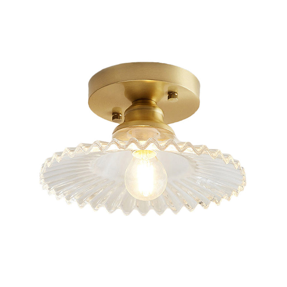 Deckenleuchte Moderne Glas Semi Flush Lampe