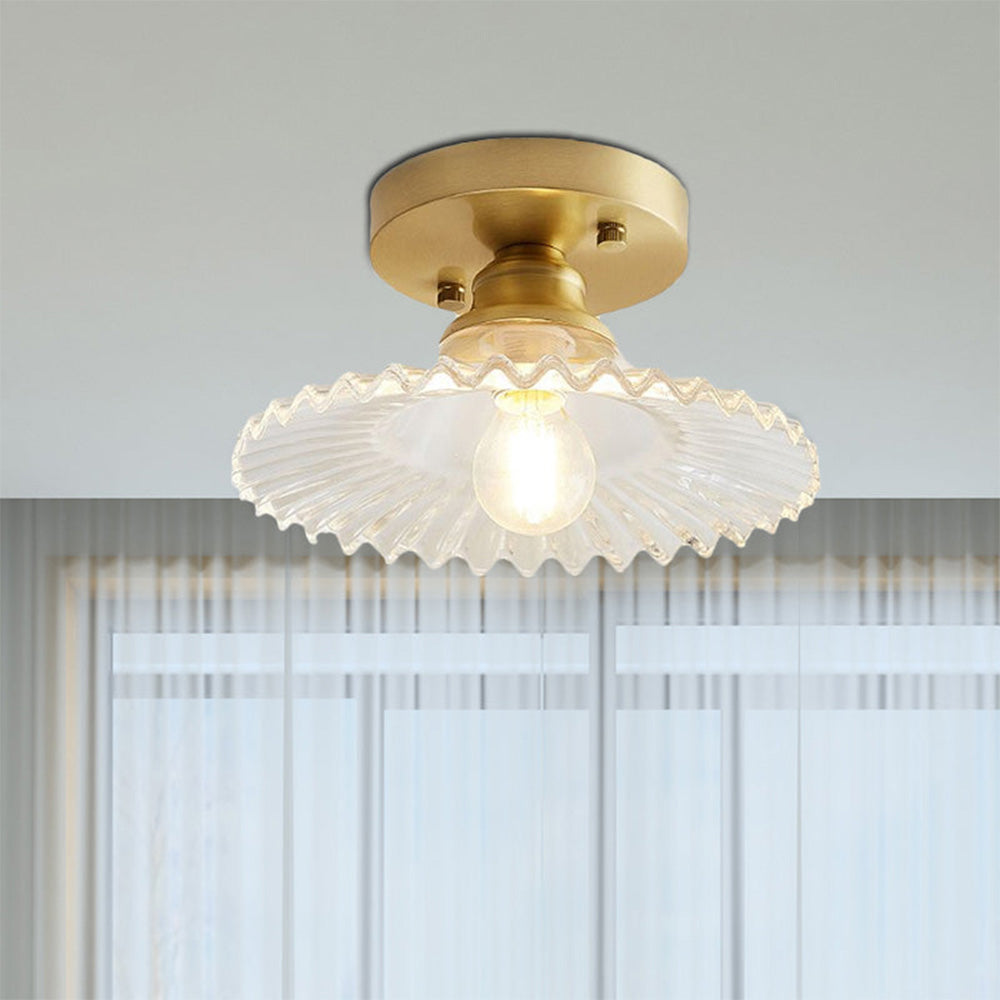 Deckenleuchte Moderne Glas Semi Flush Lampe