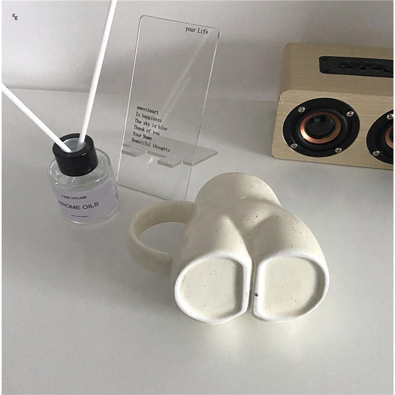 Kaffe Tasse Mit Weiblichen Rundungen