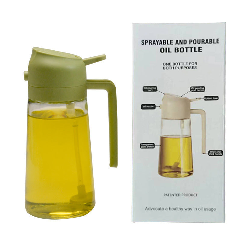2 in 1 Essig oder Öl Spray - Spender, Karaffe