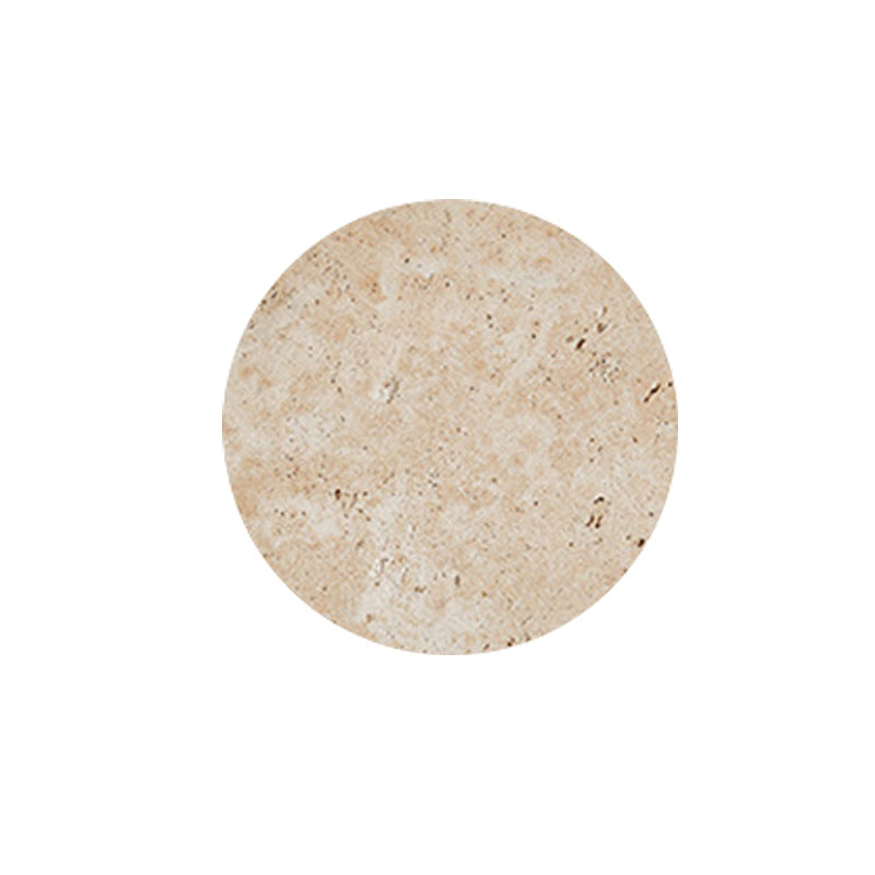 Runde Travertin LED Wandleuchte | LumeStone