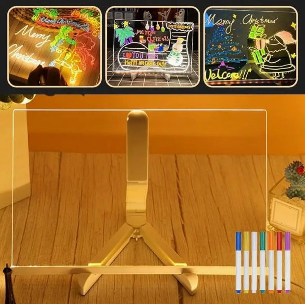 LED-Notizboard - Tafel, Tageskarte, Öffnungszeiten, Schwungübungen