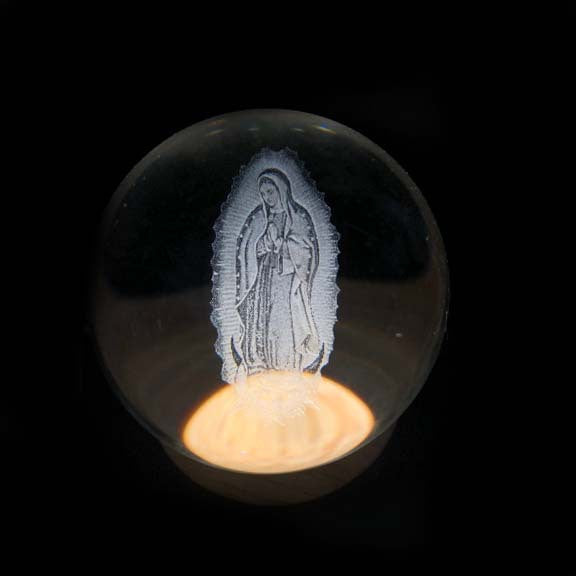 Leuchtende Mond Kristallkugel