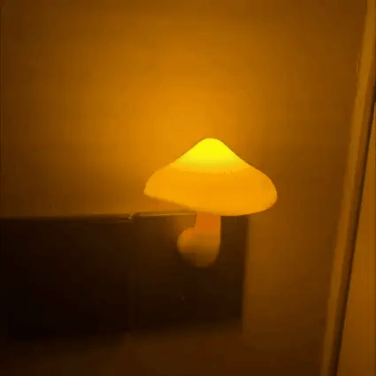 Verzaubernde Pilzwandlampe mit Smart-Sensor – Gemütliches Ambient-Nachtlicht für Schlafzimmer und Flur