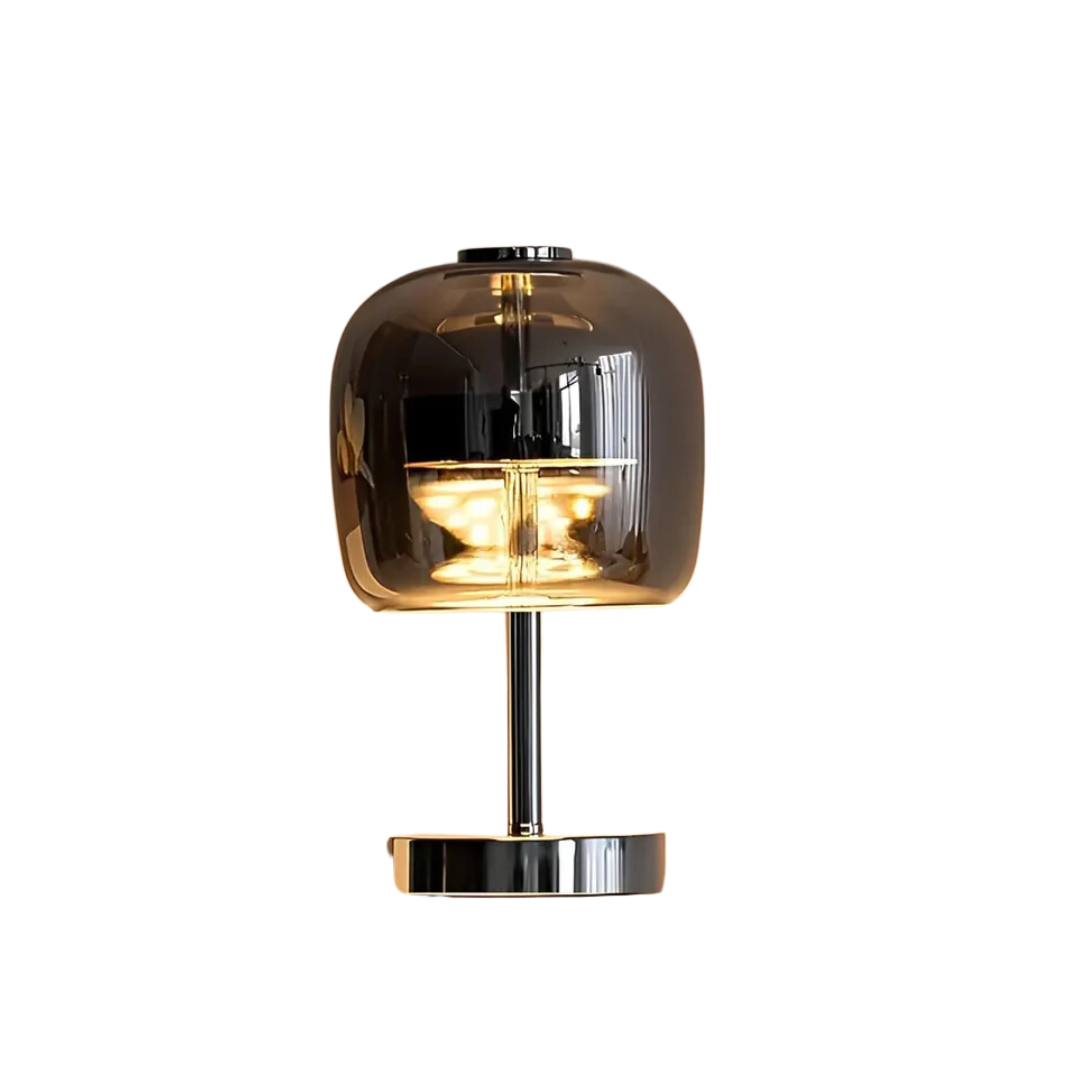Elegante Tischlampe aus hochwertigem Glas | LuxeGlow