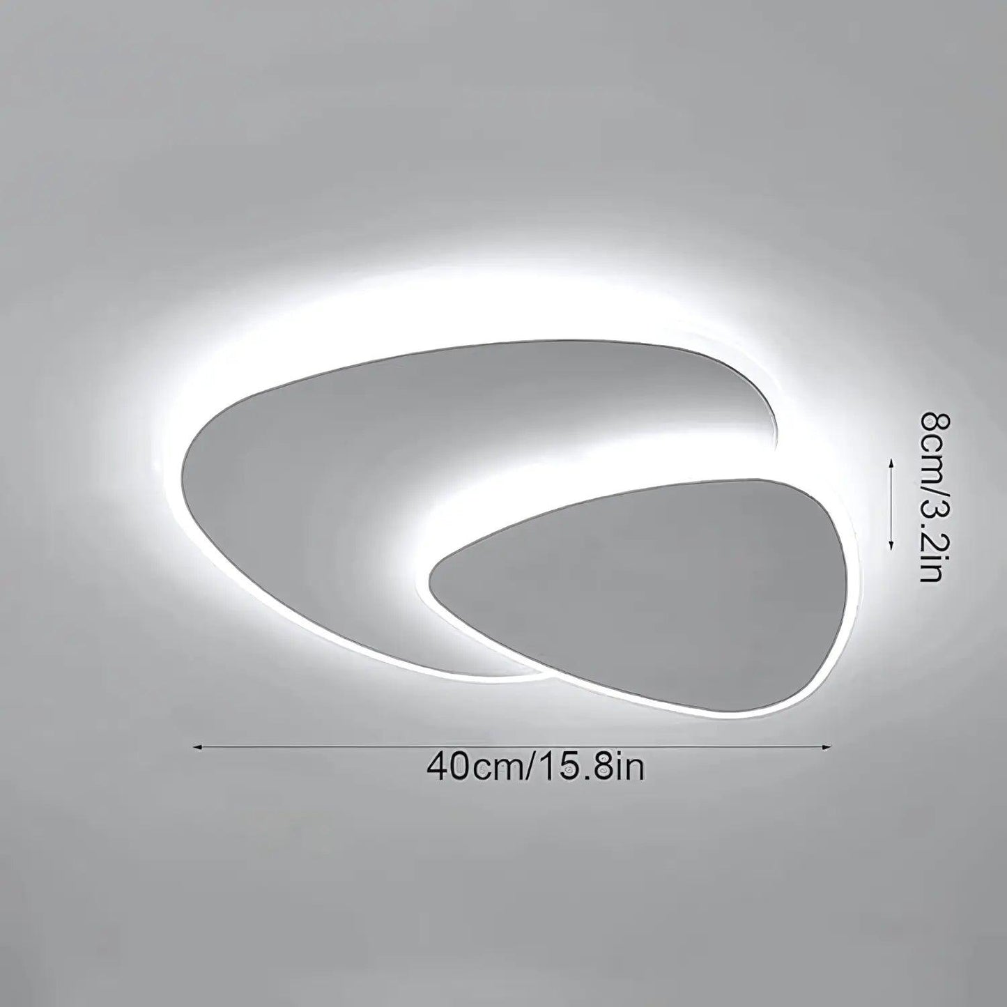 Dunkler Halo - Deckenlampe