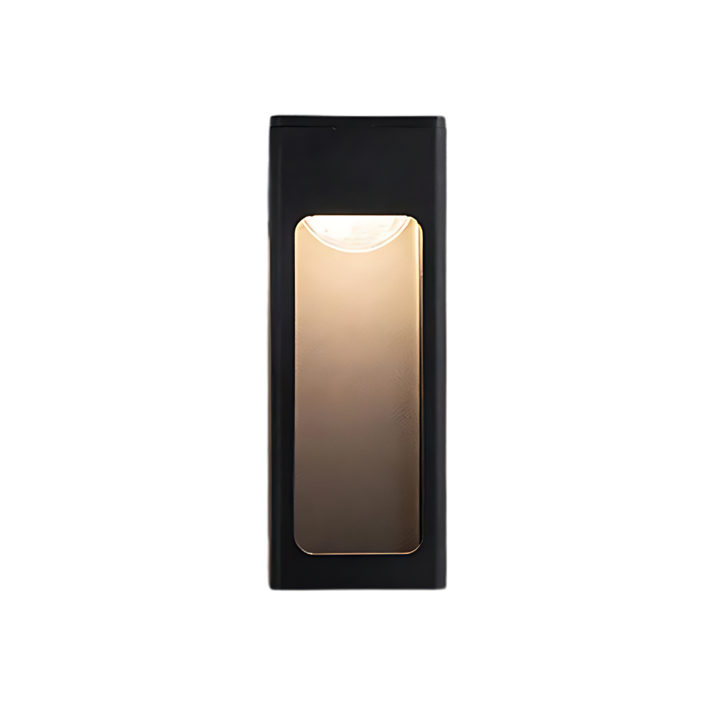 Royaleva Classic Bewegungsmelder Wandleuchte - Innen- & Außen-LED-Licht mit schwarzem Finish
