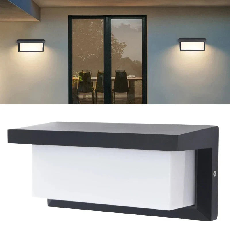 Garduru Wasserdichte LED-Wandleuchte für Innen und Außen