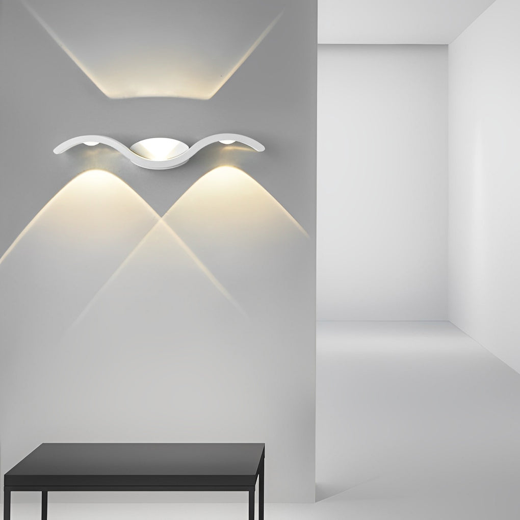 Wandleuchte Modern Außen LED Hoch-Und-Runter Lampe