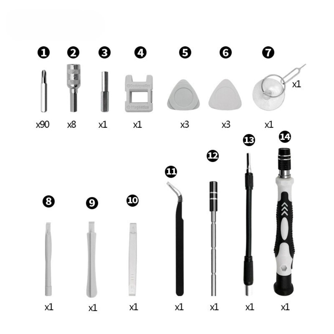 115-in-1 Präzisions-Schraubendreher-Set