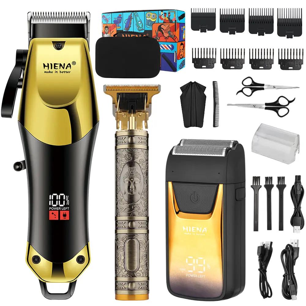 3-in-1 USB wiederaufladbarer Herren Haarschneider