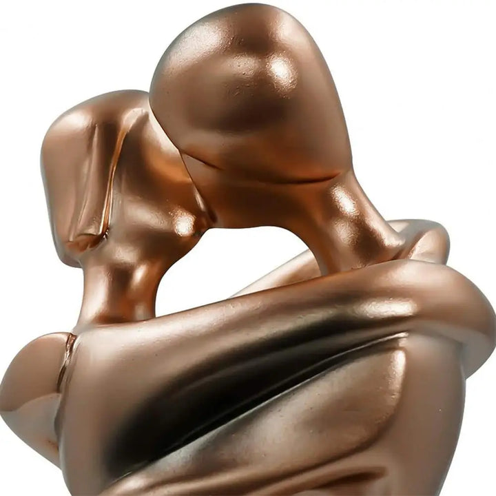 Zeitgenössische Liebes-Skulptur – Elegante Darstellung von Liebe und Verbindung