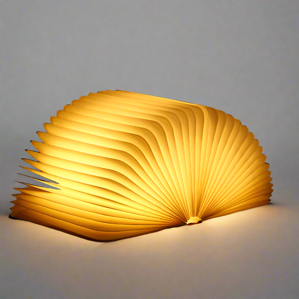 Lampe Buch Verzaubert - LED Lampe in Form eines Offenen Buches mit Touchsteuerung