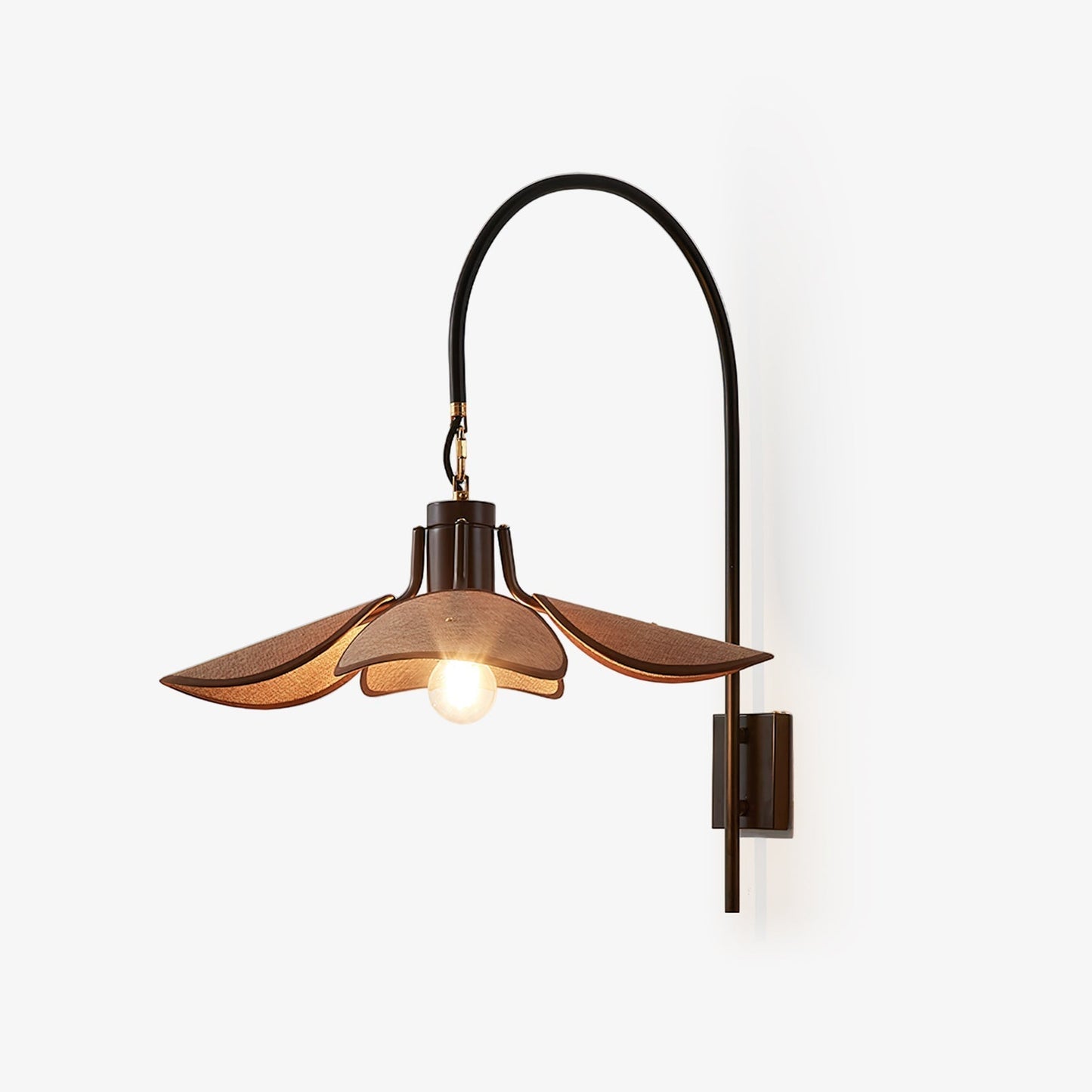 Applikation Petal Bloom – Elegante Wandlampe in Form von Blütenblättern