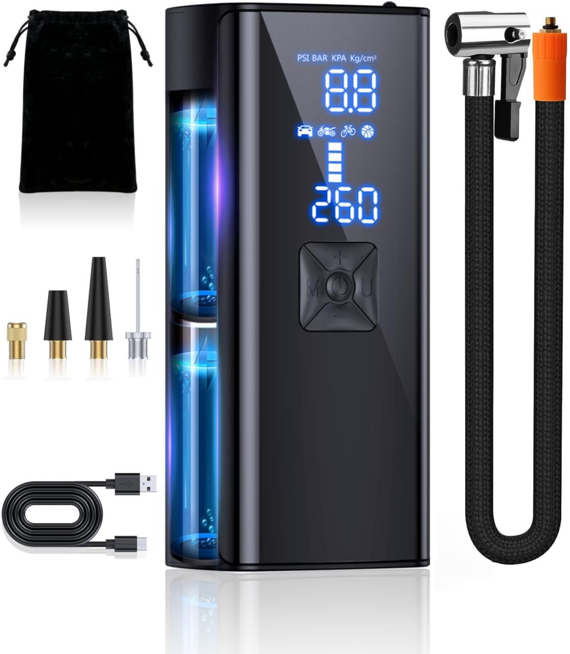 Tragbarer Reifenaufblaser