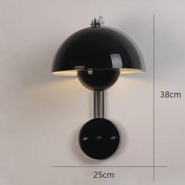 Auroraglo moderne Wandleuchte - Blumenform-Design, LED-Beleuchtung, ideal für das Schlafzimmer