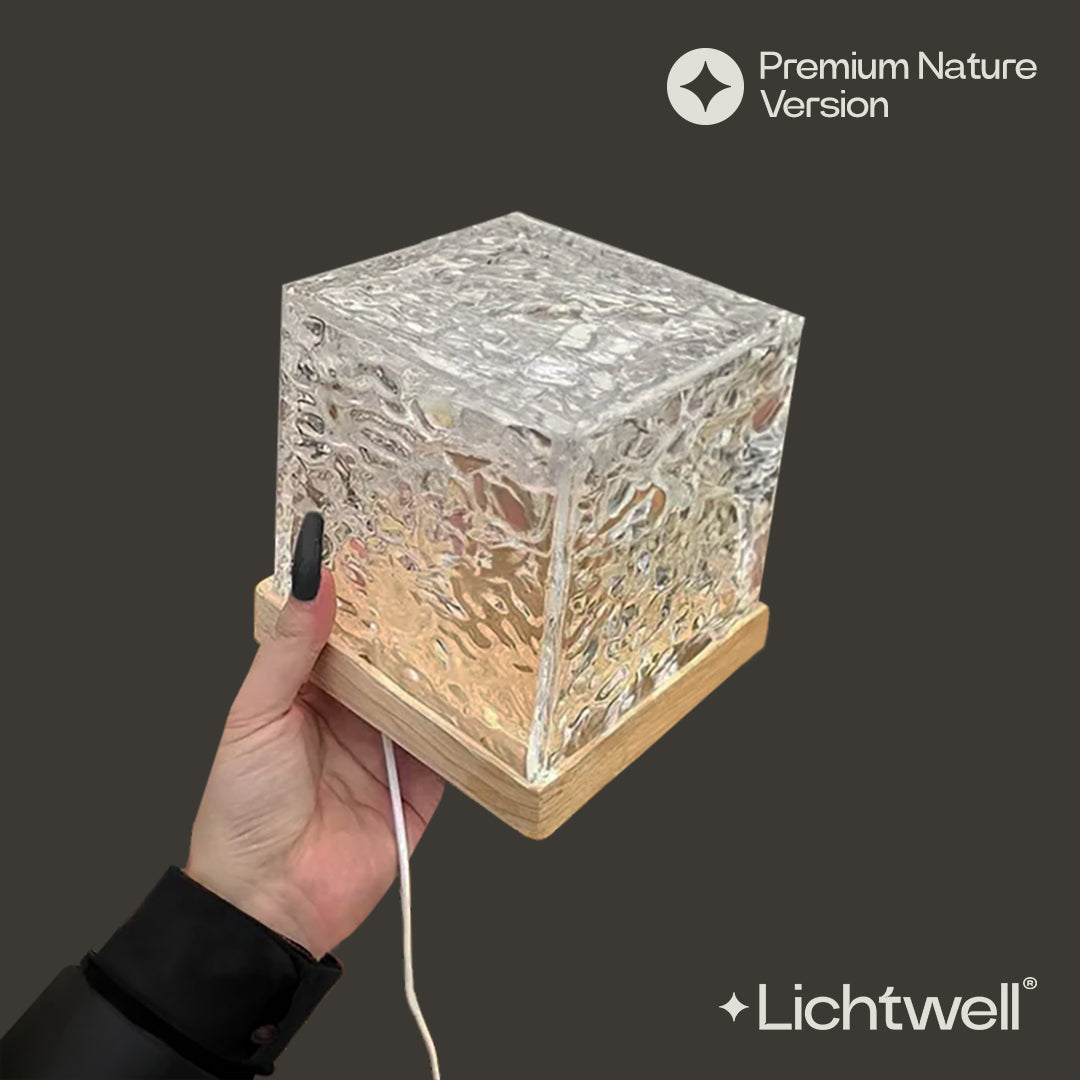 LED Tischlampe mit Wasserwellen-Effekt