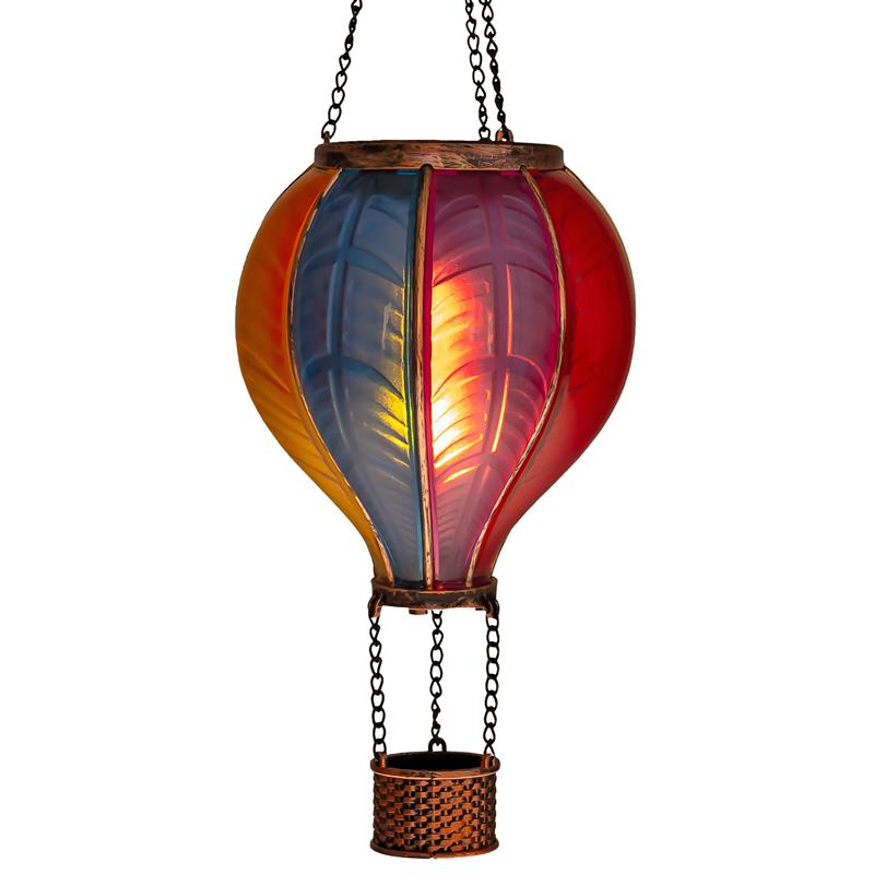 Solarlaterne – LumiBalloon – Flammeneffekt – warme Lichter