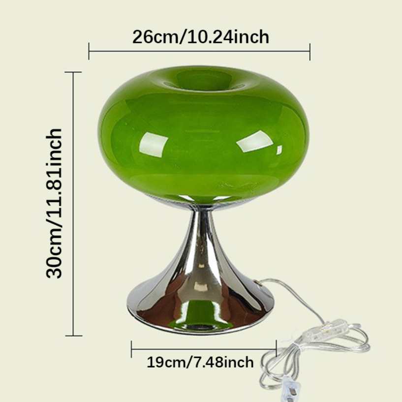 ANTIK APFEL TISCHLAMPE