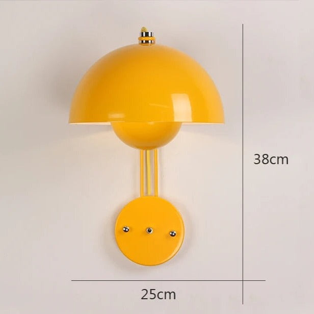 Auroraglo moderne Wandleuchte - Blumenform-Design, LED-Beleuchtung, ideal für das Schlafzimmer