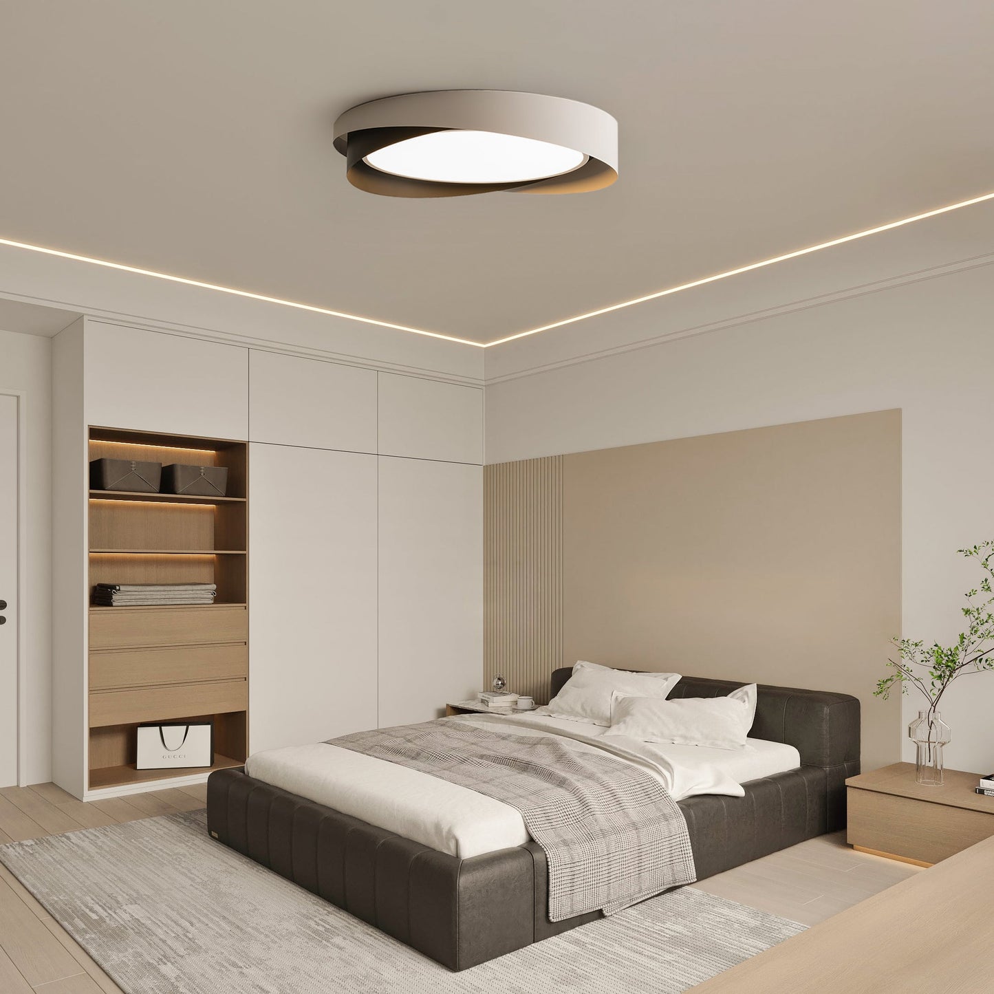 Garduru Deckenleuchte – Elegantes LED Halo Design für moderne Innenräume