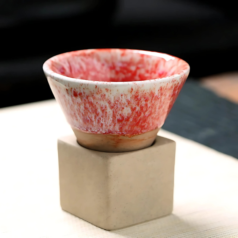 Rayvia Japanische Keramik Kaffeetassen-Set aus 2 Farben
