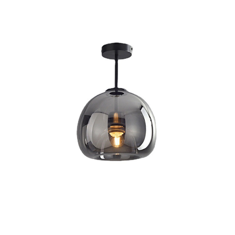 Royallure Kupferglas Semi Flush Mount Deckenleuchte - Vintage Charme & Moderne Eleganz