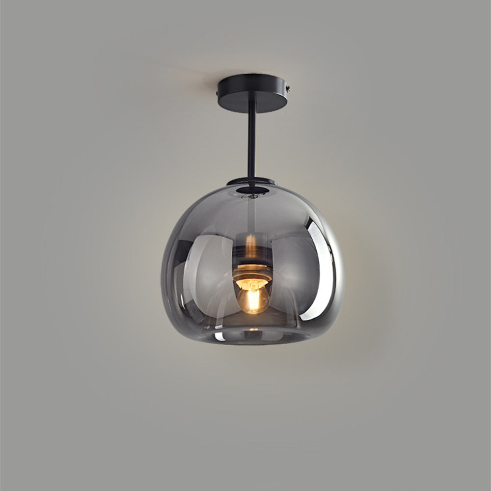 Royallure Kupferglas Semi Flush Mount Deckenleuchte - Vintage Charme & Moderne Eleganz