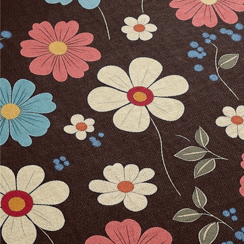 Blumengemusterte Decke