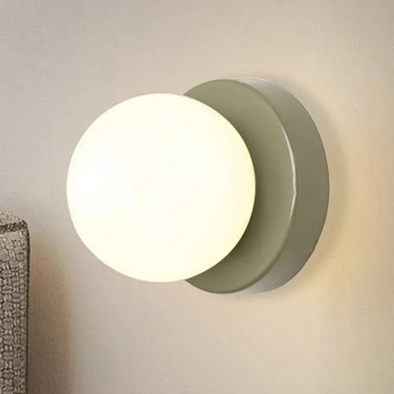 Royaleva Nordic LED Glas Wandlampe – Minimalistische Kugel Wandleuchte für moderne Innenräume