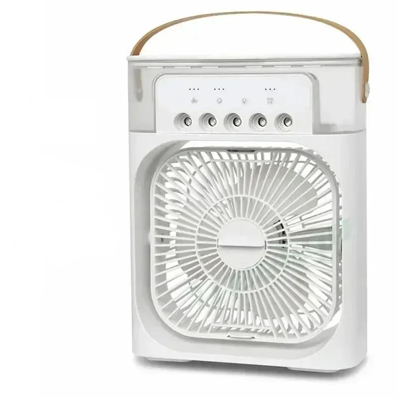 Luftbefeuchter Kühlender USB Ventilator Wassernebel Mini 3 In 1 Leiser Kühler