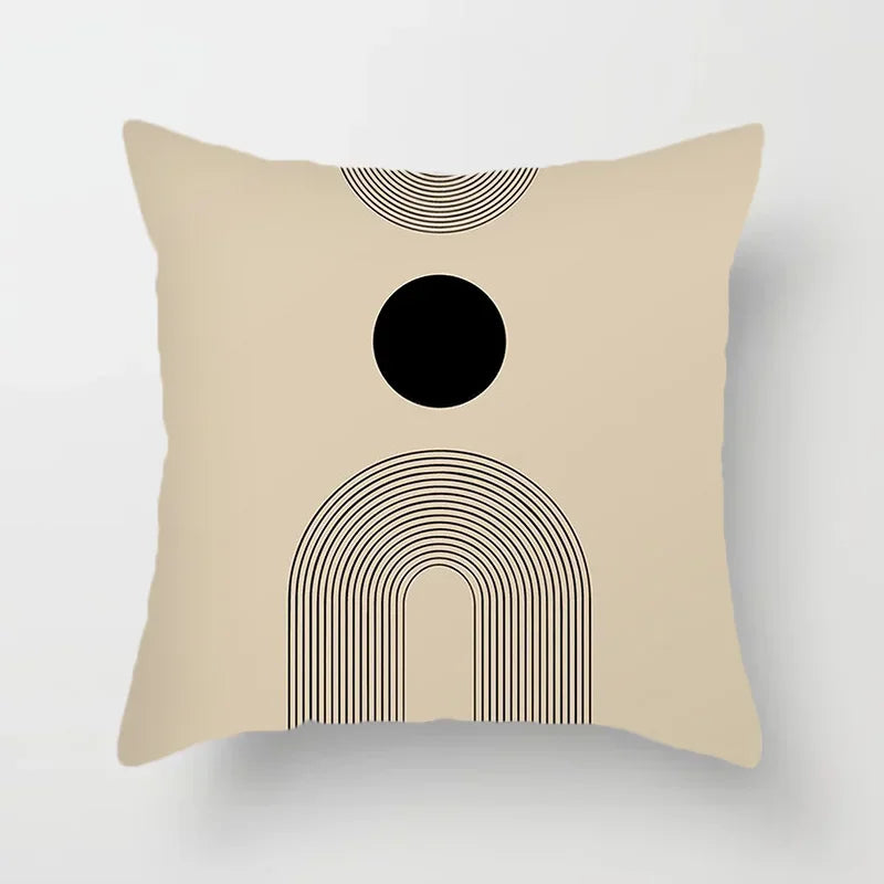 Dekoratives Kissenbezug mit geometrischem Muster - AbstractLines