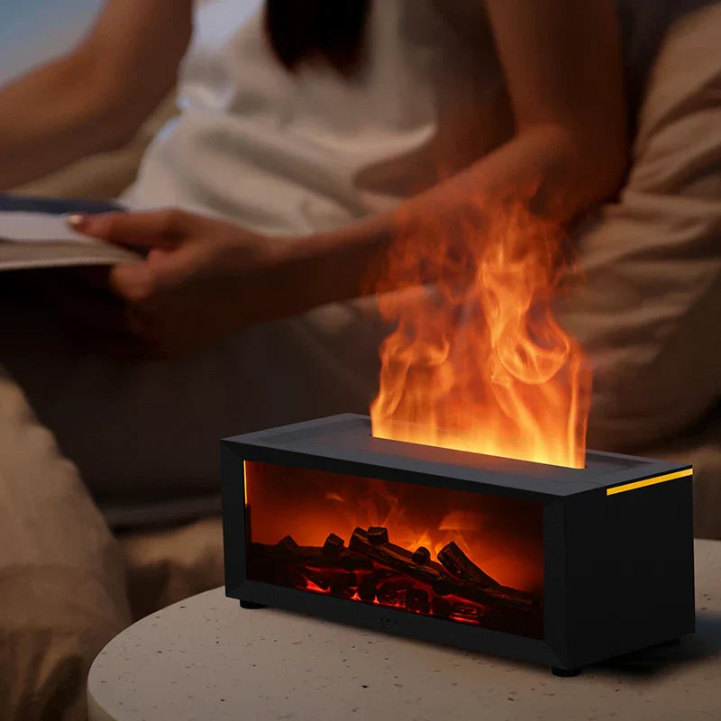 Flamme Aromatherapie Luftbefeuchter - 4-in-1 Diffusor mit intelligentem Timer
