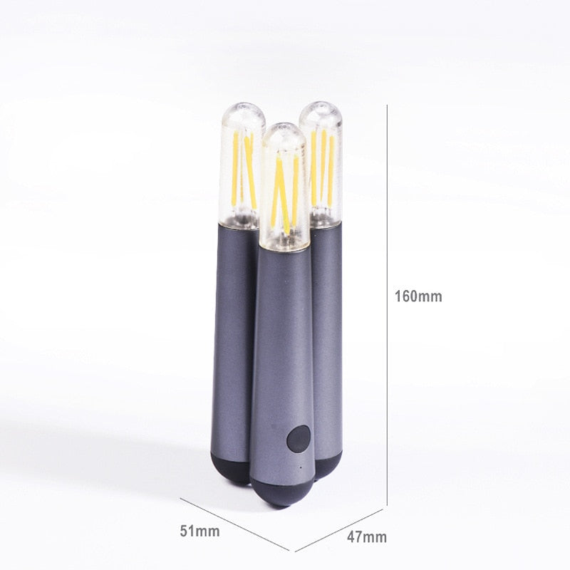 Garduru Stick LED Tischleuchte – Tragbare & Dimmbare Ambientelampe (Wiederaufladbar, IP65)