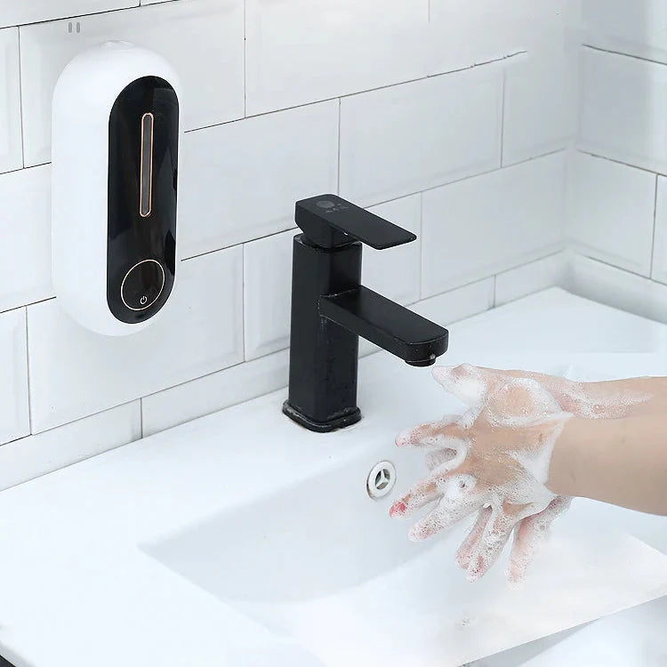 Toiletten 450ML Automatischer Schaumseifenspender - Berührungslos Wandmontierte Handwaschzubehör für Küche und Badezimmer