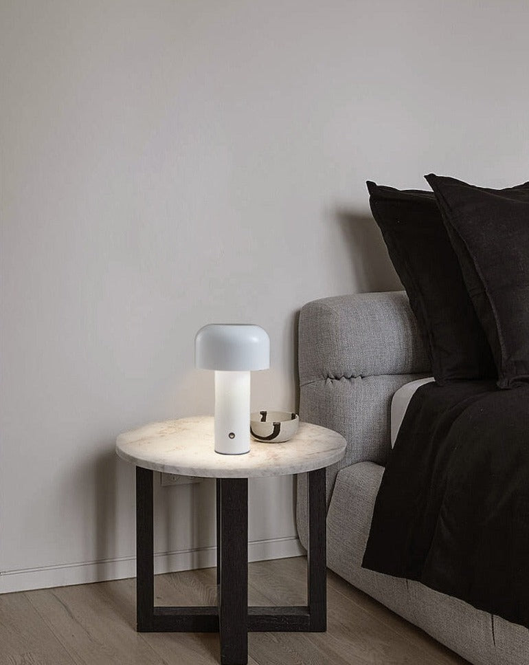 MushRoomGlow – Luxus Dimmbar Tischlampe mit italienischem Design