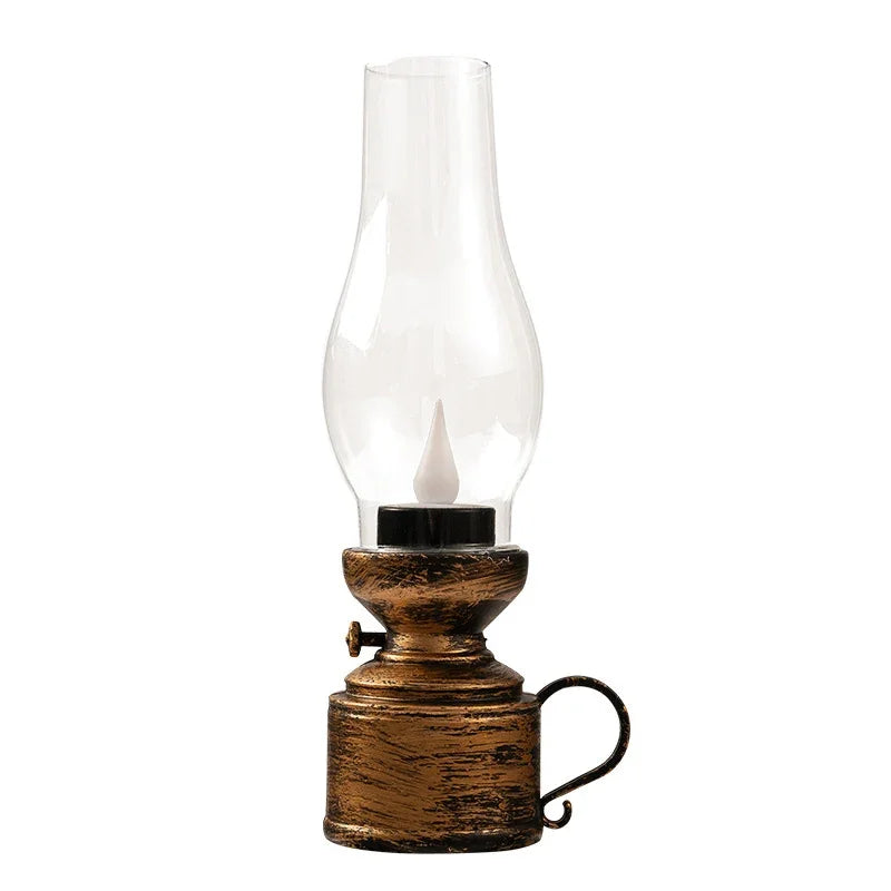 Vintage Kerosinlampe - Elektronische, dekorative Beleuchtung für Zuhause & Büro