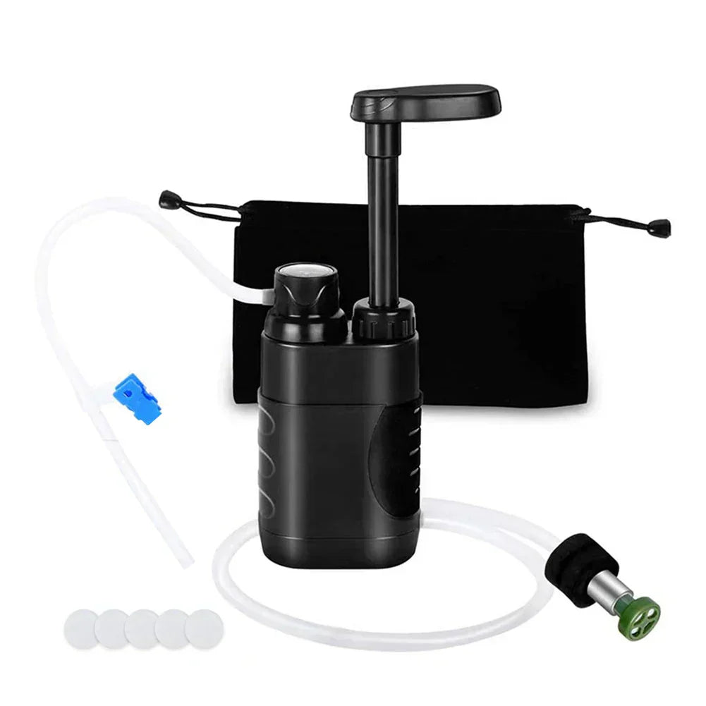 kein Produkt in der Fabrik Tragbarer Outdoor-Wasserfilter – Handpumpe Camping-Wasserreiniger für sicheres Trinkwasser